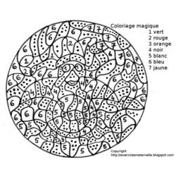 Malvorlage: magische Färbung (lehrreich) #126195 - Kostenlose Malvorlagen zum Ausdrucken