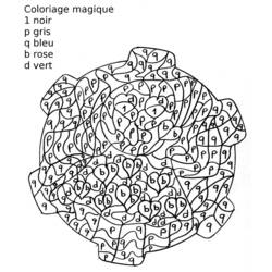 Malvorlage: magische Färbung (lehrreich) #126245 - Kostenlose Malvorlagen zum Ausdrucken