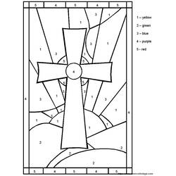 Malvorlage: magische Färbung (lehrreich) #126362 - Kostenlose Malvorlagen zum Ausdrucken