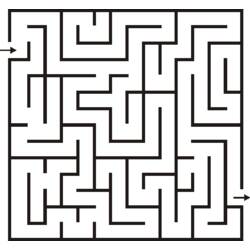 Zeichnungen zum Ausmalen: Labyrinthe - Kostenlose Malvorlagen zum Ausdrucken