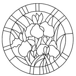 Malvorlage: Blumen-Mandalas (Mandalas) #117031 - Kostenlose Malvorlagen zum Ausdrucken