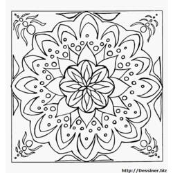 Malvorlage: Blumen-Mandalas (Mandalas) #117105 - Kostenlose Malvorlagen zum Ausdrucken