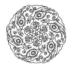 Malvorlage: Blumen-Mandalas (Mandalas) #117124 - Kostenlose Malvorlagen zum Ausdrucken