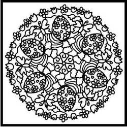 Malvorlage: Blumen-Mandalas (Mandalas) #117127 - Kostenlose Malvorlagen zum Ausdrucken