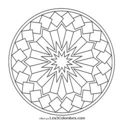 Malvorlage: Mandalas für Kinder (Mandalas) #124118 - Kostenlose Malvorlagen zum Ausdrucken