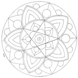 Malvorlage: Mandalas für Kinder (Mandalas) #124124 - Kostenlose Malvorlagen zum Ausdrucken