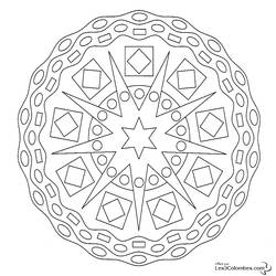 Malvorlage: Mandalas für Kinder (Mandalas) #124152 - Kostenlose Malvorlagen zum Ausdrucken