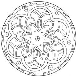 Malvorlage: Mandalas für Kinder (Mandalas) #124176 - Kostenlose Malvorlagen zum Ausdrucken