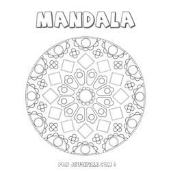 Malvorlage: Mandalas für Kinder (Mandalas) #124350 - Kostenlose Malvorlagen zum Ausdrucken