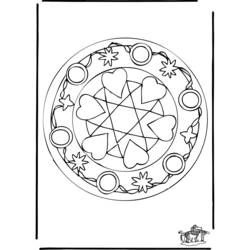 Malvorlage: Mandalas für Kinder (Mandalas) #124389 - Kostenlose Malvorlagen zum Ausdrucken