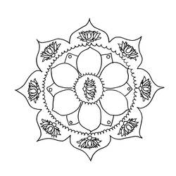 Malvorlage: Mandalas für Kinder (Mandalas) #124402 - Kostenlose Malvorlagen zum Ausdrucken