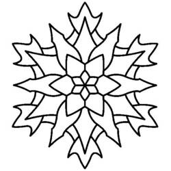 Malvorlage: Schneeflocken-Mandalas (Mandalas) #117605 - Kostenlose Malvorlagen zum Ausdrucken