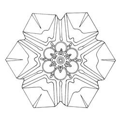 Malvorlage: Schneeflocken-Mandalas (Mandalas) #117631 - Kostenlose Malvorlagen zum Ausdrucken
