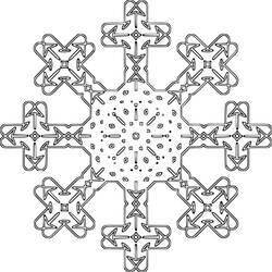 Malvorlage: Schneeflocken-Mandalas (Mandalas) #117688 - Kostenlose Malvorlagen zum Ausdrucken