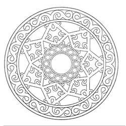 Malvorlage: Stern Mandalas (Mandalas) #117959 - Kostenlose Malvorlagen zum Ausdrucken