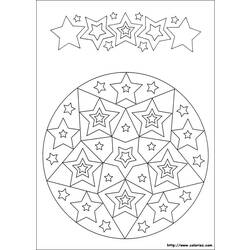 Malvorlage: Stern Mandalas (Mandalas) #117978 - Kostenlose Malvorlagen zum Ausdrucken