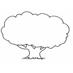 Zeichnungen zum Ausmalen: Baum - Kostenlose Malvorlagen zum Ausdrucken