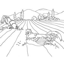 Malvorlage: Landschaft (Natur und Jahreszeiten) #165454 - Kostenlose Malvorlagen zum Ausdrucken