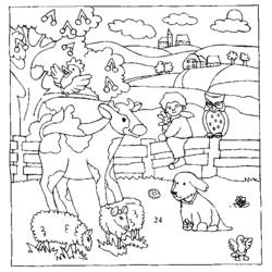 Malvorlage: Landschaft (Natur und Jahreszeiten) #165457 - Kostenlose Malvorlagen zum Ausdrucken
