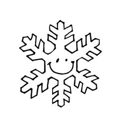 Malvorlage: Schneeflocke (Natur und Jahreszeiten) #160467 - Kostenlose Malvorlagen zum Ausdrucken