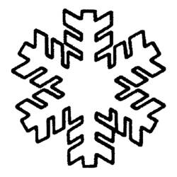 Malvorlage: Schneeflocke (Natur und Jahreszeiten) #160469 - Kostenlose Malvorlagen zum Ausdrucken