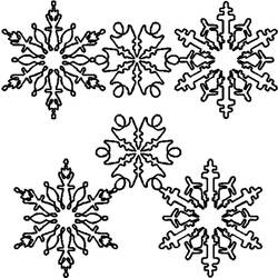 Malvorlage: Schneeflocke (Natur und Jahreszeiten) #160475 - Kostenlose Malvorlagen zum Ausdrucken