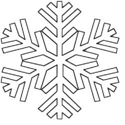 Malvorlage: Schneeflocke (Natur und Jahreszeiten) #160477 - Kostenlose Malvorlagen zum Ausdrucken