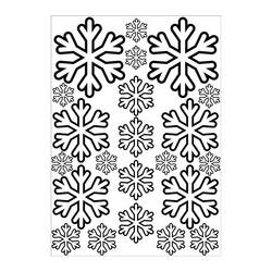 Malvorlage: Schneeflocke (Natur und Jahreszeiten) #160486 - Kostenlose Malvorlagen zum Ausdrucken