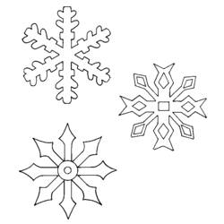 Malvorlage: Schneeflocke (Natur und Jahreszeiten) #160503 - Kostenlose Malvorlagen zum Ausdrucken