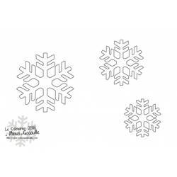 Malvorlage: Schneeflocke (Natur und Jahreszeiten) #160534 - Kostenlose Malvorlagen zum Ausdrucken