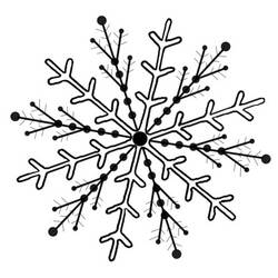 Malvorlage: Schneeflocke (Natur und Jahreszeiten) #160596 - Kostenlose Malvorlagen zum Ausdrucken