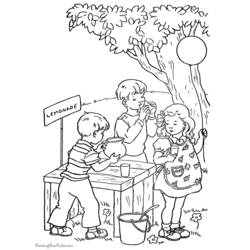 Malvorlage: Sommer (Natur und Jahreszeiten) #165194 - Kostenlose Malvorlagen zum Ausdrucken