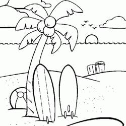 Malvorlage: Sommer (Natur und Jahreszeiten) #165217 - Kostenlose Malvorlagen zum Ausdrucken