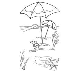 Malvorlage: Sommer (Natur und Jahreszeiten) #165225 - Kostenlose Malvorlagen zum Ausdrucken