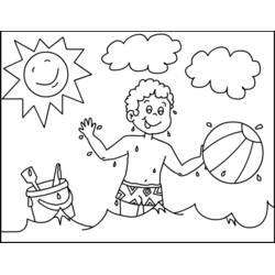 Malvorlage: Sommer (Natur und Jahreszeiten) #165239 - Kostenlose Malvorlagen zum Ausdrucken