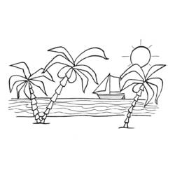 Malvorlage: Sommer (Natur und Jahreszeiten) #165441 - Kostenlose Malvorlagen zum Ausdrucken