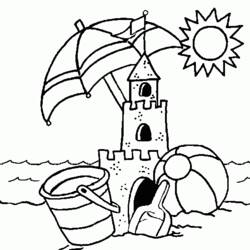Malvorlage: Sommer (Natur und Jahreszeiten) #165443 - Kostenlose Malvorlagen zum Ausdrucken