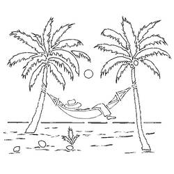 Malvorlage: Strand (Natur und Jahreszeiten) #158998 - Kostenlose Malvorlagen zum Ausdrucken