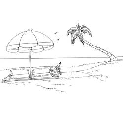 Malvorlage: Strand (Natur und Jahreszeiten) #159119 - Kostenlose Malvorlagen zum Ausdrucken