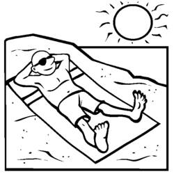 Malvorlage: Strand (Natur und Jahreszeiten) #159125 - Kostenlose Malvorlagen zum Ausdrucken