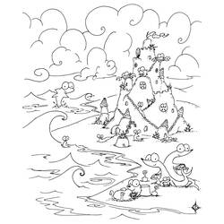 Malvorlage: Strand (Natur und Jahreszeiten) #159130 - Kostenlose Malvorlagen zum Ausdrucken
