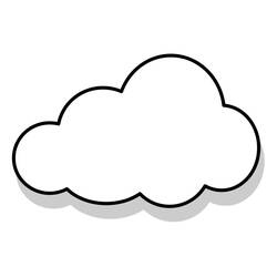 Malvorlage: Wolke (Natur und Jahreszeiten) #157300 - Kostenlose Malvorlagen zum Ausdrucken