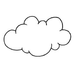 Malvorlage: Wolke (Natur und Jahreszeiten) #157301 - Kostenlose Malvorlagen zum Ausdrucken