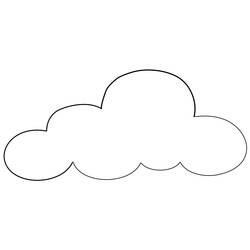 Malvorlage: Wolke (Natur und Jahreszeiten) #157308 - Kostenlose Malvorlagen zum Ausdrucken