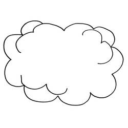 Malvorlage: Wolke (Natur und Jahreszeiten) #157318 - Kostenlose Malvorlagen zum Ausdrucken