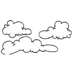 Malvorlage: Wolke (Natur und Jahreszeiten) #157323 - Kostenlose Malvorlagen zum Ausdrucken