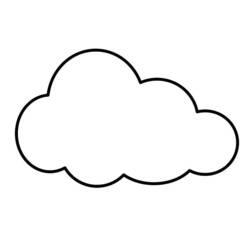 Malvorlage: Wolke (Natur und Jahreszeiten) #157326 - Kostenlose Malvorlagen zum Ausdrucken