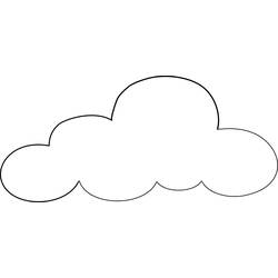 Malvorlage: Wolke (Natur und Jahreszeiten) #157331 - Kostenlose Malvorlagen zum Ausdrucken