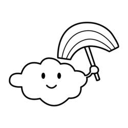 Malvorlage: Wolke (Natur und Jahreszeiten) #157357 - Kostenlose Malvorlagen zum Ausdrucken