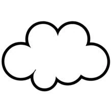Zeichnungen zum Ausmalen: Wolke - Kostenlose Malvorlagen zum Ausdrucken